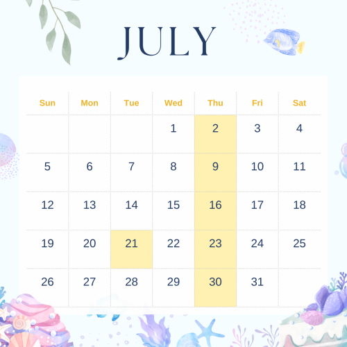 7月份