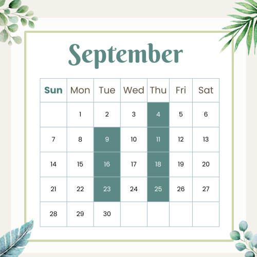 SEPTEMBER